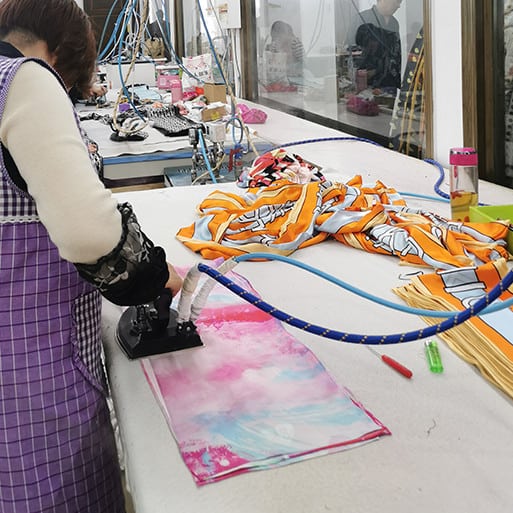 scarf production