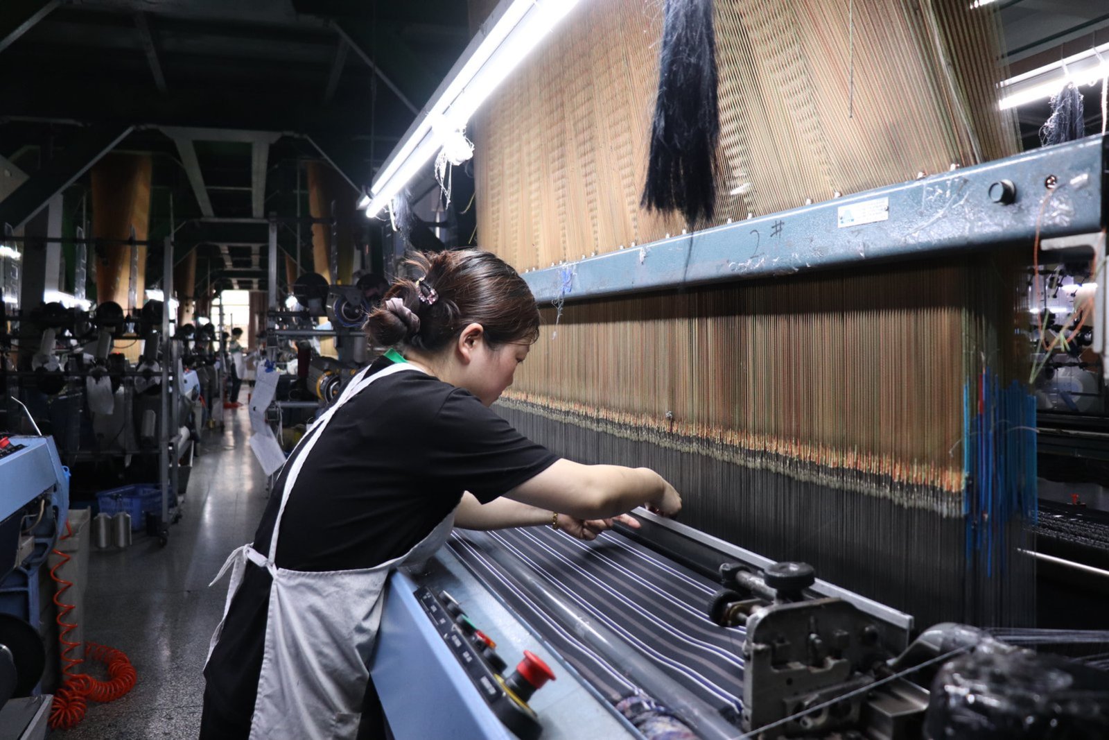 Weaving workshop inside our factory