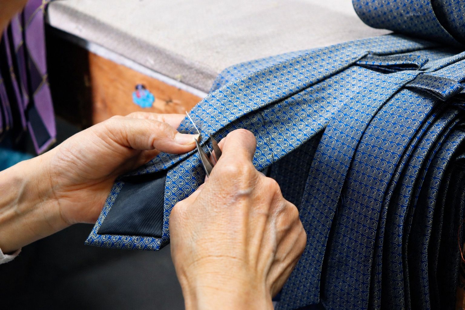 Cutting and sewing production line